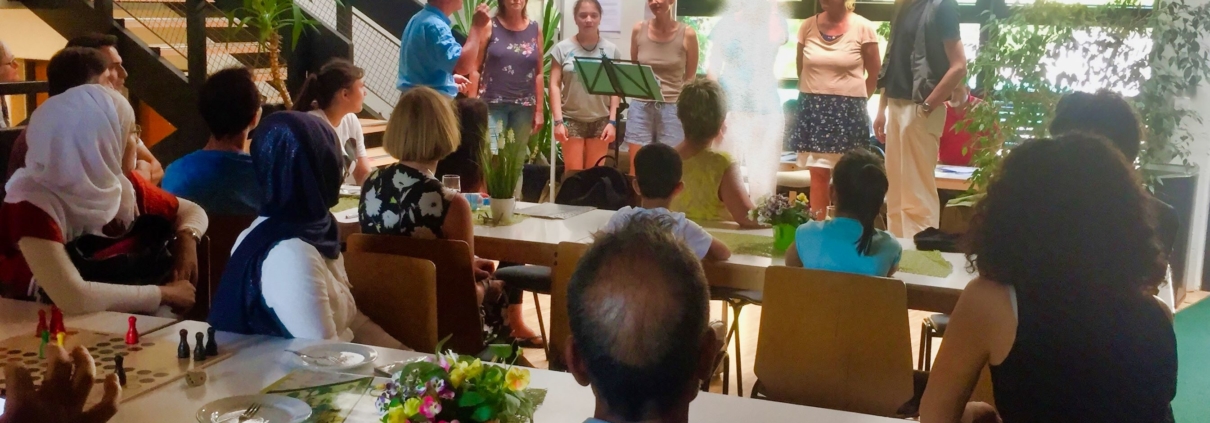 Interkultureller Chor beim Save me Treff am 24.06.2019